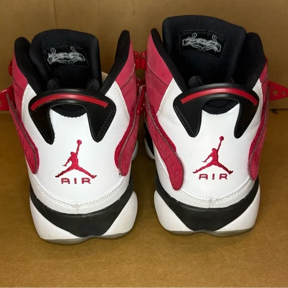 Jordan 6 Rings Carmine White Men's - 322992-106 - US Size 12 - Picture 4 of 8